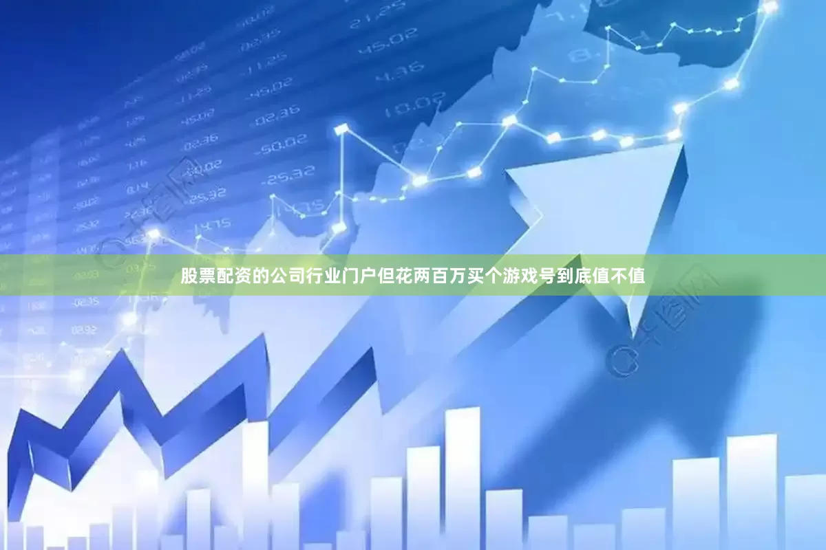 股票配资的公司行业门户但花两百万买个游戏号到底值不值